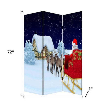72" Green Folding Three Panel Screen Room Divider HomeRoots