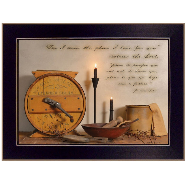 The Plans I Have For You 1 Black Framed Print Wall Art HomeRoots