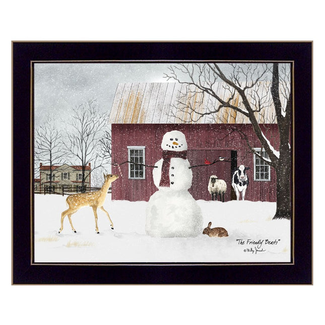 The Friendly Beasts 1 Black Framed Print Wall Art HomeRoots