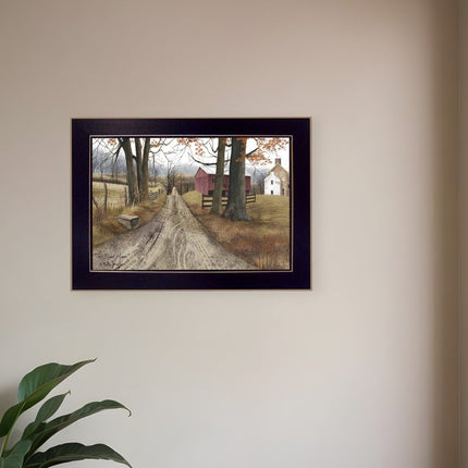 The Road Home Black Framed Print Wall Art HomeRoots