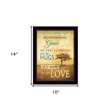 We Do 1 Black Framed Print Wall Art HomeRoots