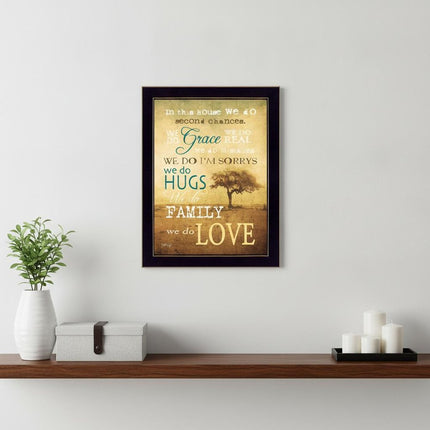 We Do 1 Black Framed Print Wall Art HomeRoots