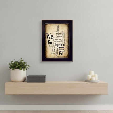 We Go Together I Black Framed Print Wall Art HomeRoots