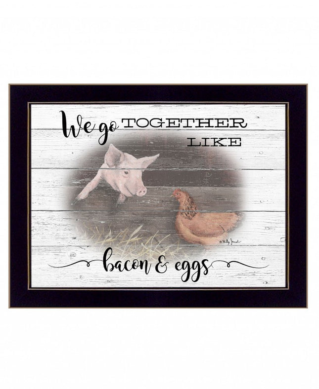 We Go Together 3 Black Framed Print Wall Art HomeRoots