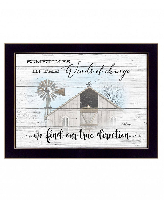 Winds of Change 3 Black Framed Print Wall Art HomeRoots