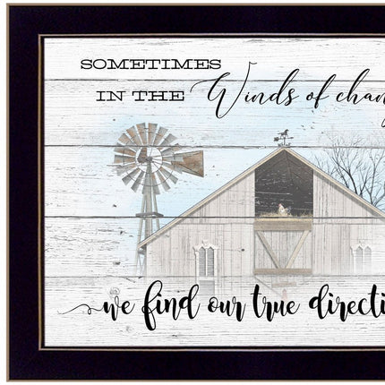 Winds of Change 3 Black Framed Print Wall Art HomeRoots