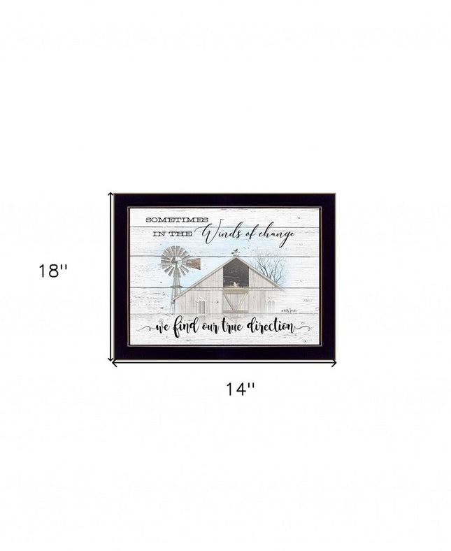 Winds of Change 3 Black Framed Print Wall Art HomeRoots