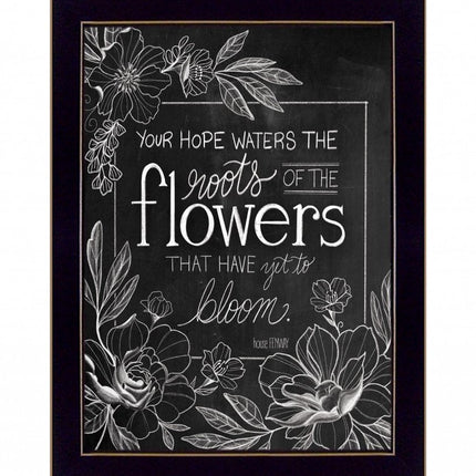Yet to Bloom 2 Black Framed Print Wall Art