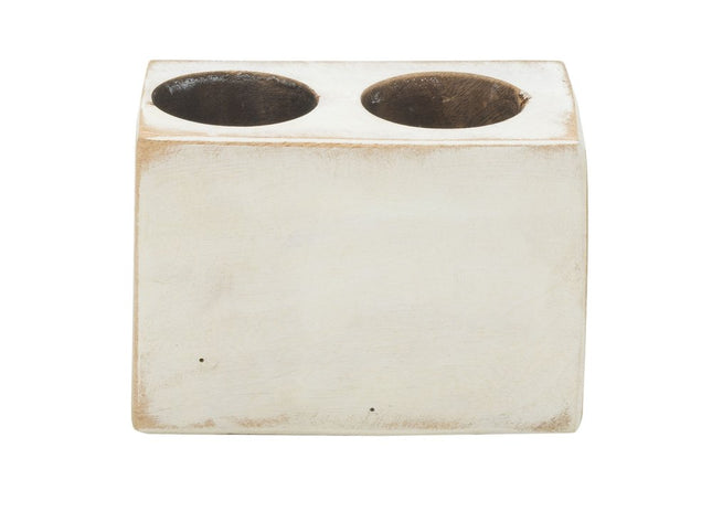 2" Wide Pillar Centerpiece Votive Candle Holder HomeRoots