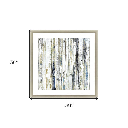 Visionaire 2 Framed Art Silver Picture Frame Print Wall Art HomeRoots