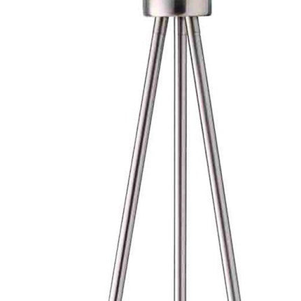 59" White Tripod Floor Lamp With White Drum Shade HomeRoots