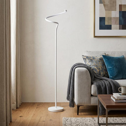 51" White LED Novelty Floor Lamp With White HomeRoots