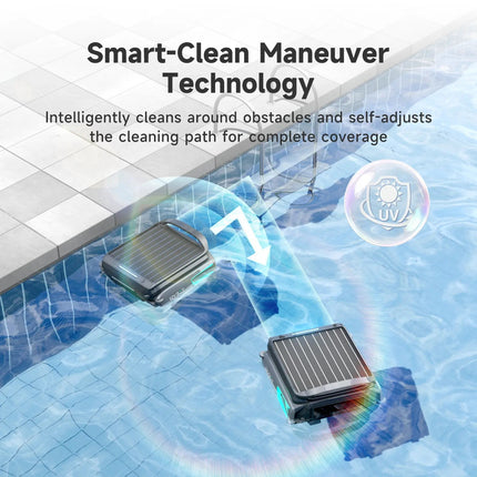 WYBOT F1 Pool Skimmer Solar Powered Robotic Cleaner WYBOT