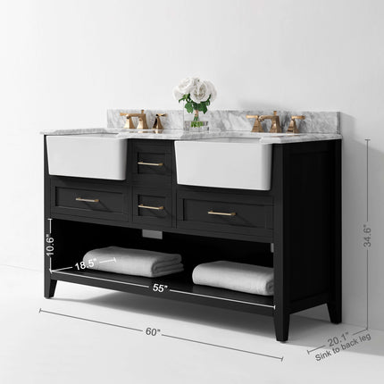 Hayley 60" Bath Vanity Set Ancerre Designs