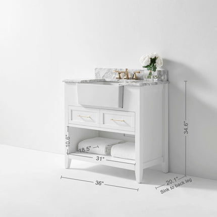 Hayley 36" Bath Vanity Set Ancerre Designs