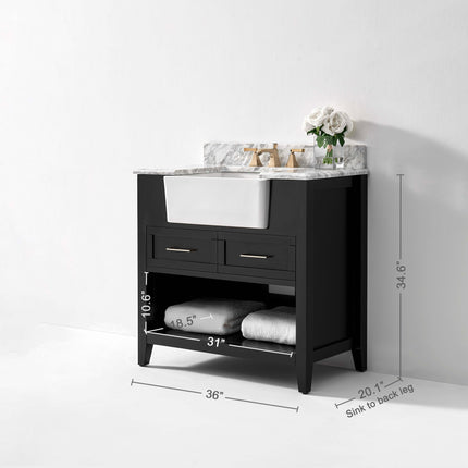 Hayley 36" Bath Vanity Set Ancerre Designs