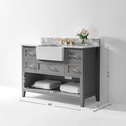 Hayley 48" Bath Vanity Set Ancerre Designs