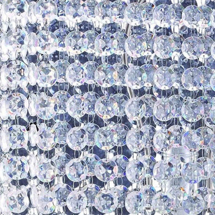 Bling Glam Faux Crystal Rectangular Table Lamp HomeRoots
