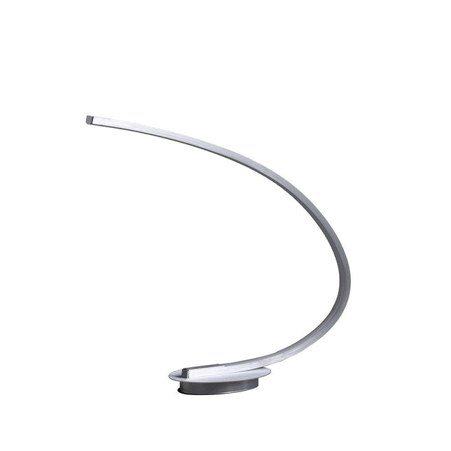 16" Silver Metal Desk Led Table Lamp HomeRoots