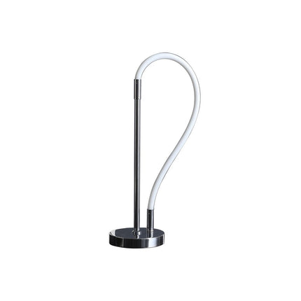 21" Silver Bedside Led Table Lamp HomeRoots