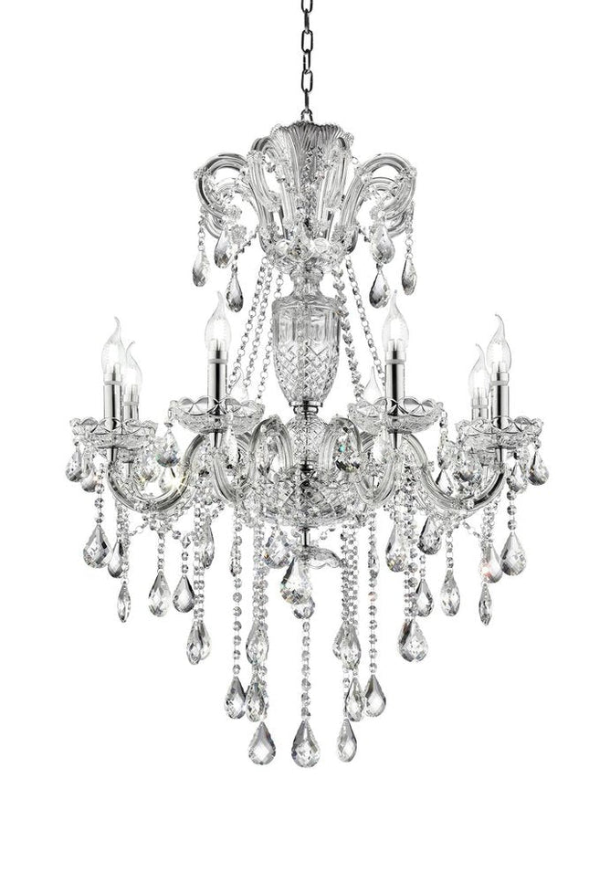 Candle Style Empire Transparent Glass Led Ceiling Light HomeRoots