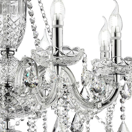 Candle Style Empire Transparent Glass Led Ceiling Light HomeRoots