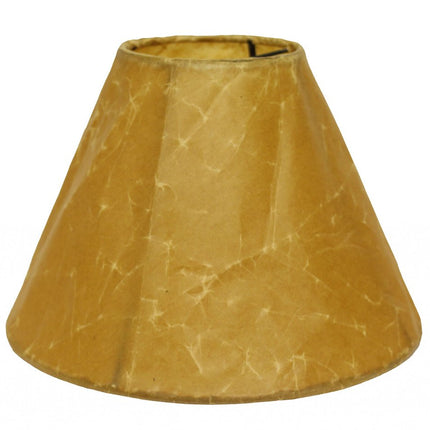 Brown Crinkle Oil Paper Empire Lamp Shade HomeRoots
