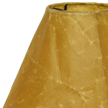 Brown Crinkle Oil Paper Empire Lamp Shade