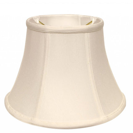White Monay Shantung Silk Drum Lamp Shade HomeRoots