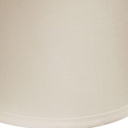 Snow Linen Drum Lamp Shade HomeRoots