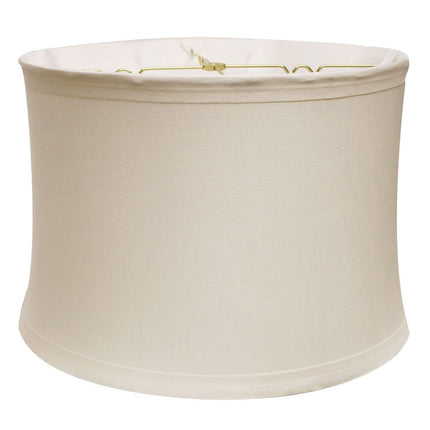 Snow Linen Drum Lamp Shade HomeRoots