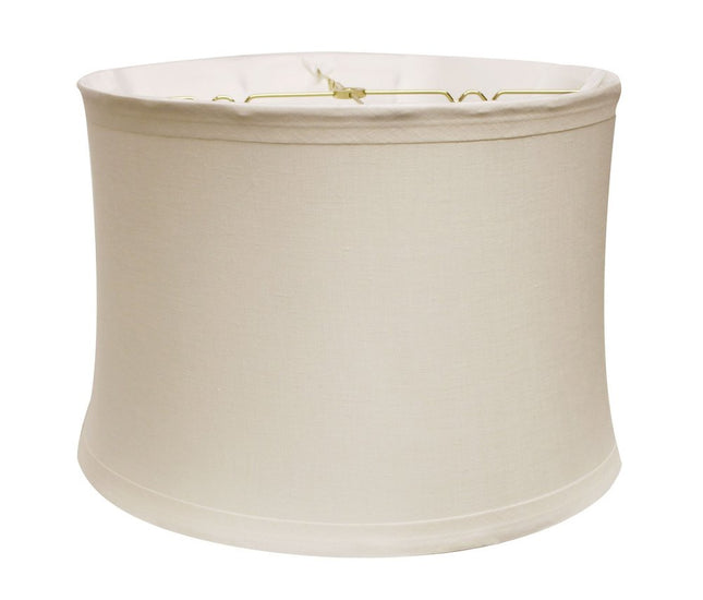 Snow Linen Drum Lamp Shade HomeRoots