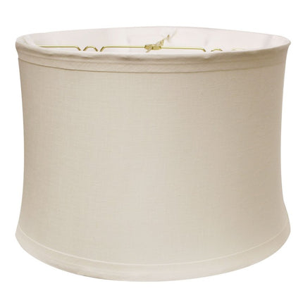 Snow Linen Drum Lamp Shade HomeRoots