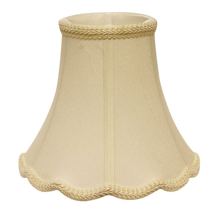 Ivory Monay Shantung Silk Bell Lamp Shade HomeRoots