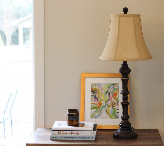 12" Pale Brown Premium Bell No Slub Lampshade HomeRoots