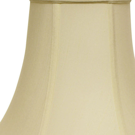 Ivory Monay Shantung Silk Bell Lamp Shade HomeRoots