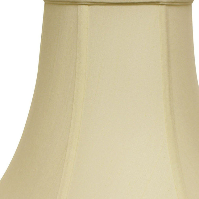 Ivory Monay Shantung Silk Bell Lamp Shade HomeRoots