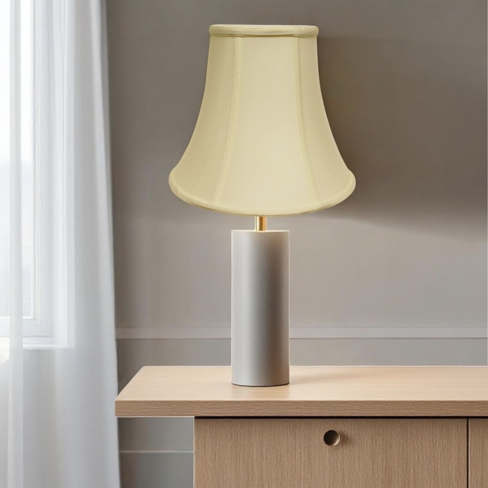 18" Ivory Premium Bell Monay Shantung Lampshade