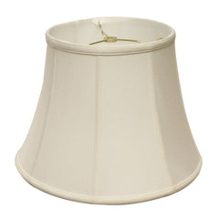 Off White Monay Shantung Silk Bell Lamp Shade HomeRoots