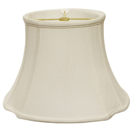 Cream Monay Shantung Silk Oval