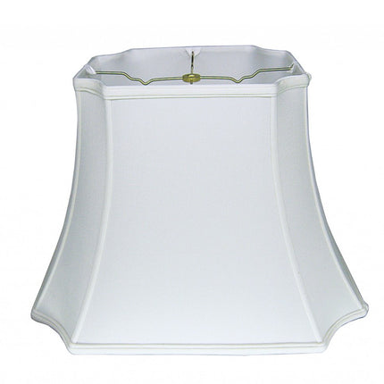 Snow Shantung Silk Lamp Shade HomeRoots