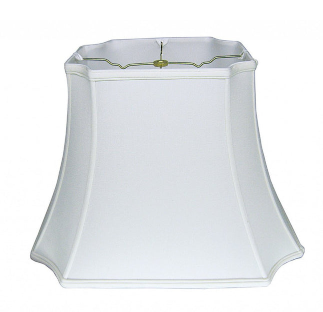 Snow Shantung Silk Lamp Shade HomeRoots