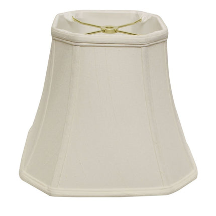 White Monay Shantung Silk Square Lamp Shade HomeRoots