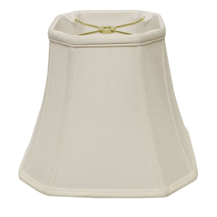 White Monay Shantung Silk Square Lamp Shade HomeRoots