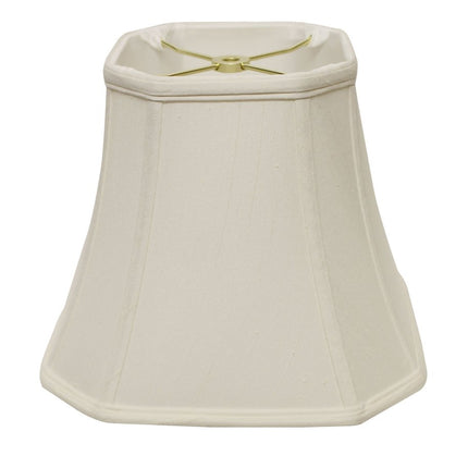 White Monay Shantung Silk Square Lamp Shade HomeRoots