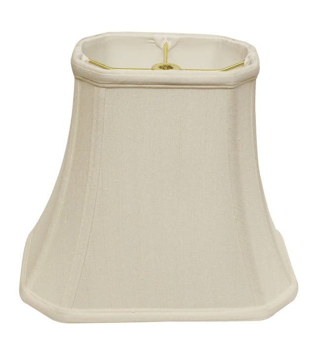 White Monay Shantung Silk Bell Lamp Shade HomeRoots