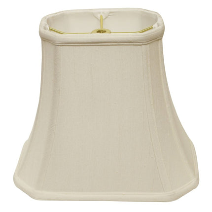 White Monay Shantung Silk Bell Lamp Shade HomeRoots