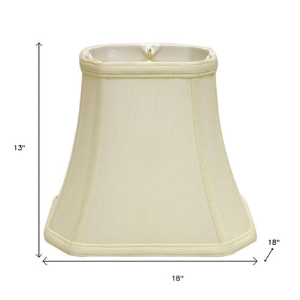 Ivory Monay Shantung Silk Bell Lamp Shade HomeRoots