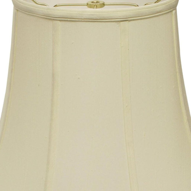 Ivory Monay Shantung Silk Bell Lamp Shade HomeRoots