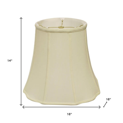 Ivory Monay Shantung Silk Bell Lamp Shade HomeRoots